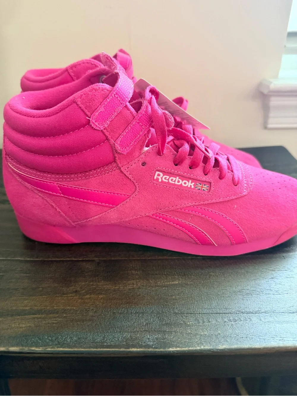 REEBOK Pink Classic High Tops -NWT